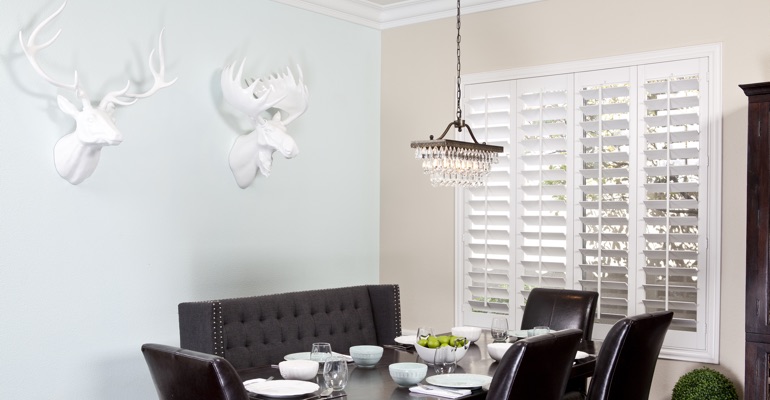 Salt Lake City dining room shutters